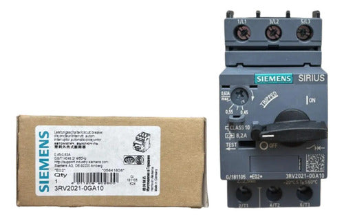 Disjuntor Motor 3rv1021-0ga10 0,45-0,63a Siemens  Não Informado 50/60hz