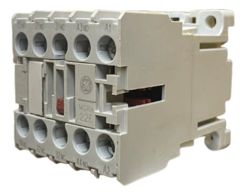 Kit Com 3 Peças: Contator Auxiliar Mcra022at4 102058 GE 120