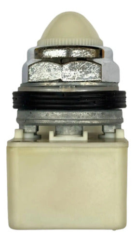 Sinaleiro 30mm Metálico 9001kp1w9 Branco Schneider Branco 120v