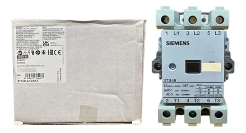 Contator 75a 110v 2na+2nf 3ts4822-0ag2 Siemens 110v