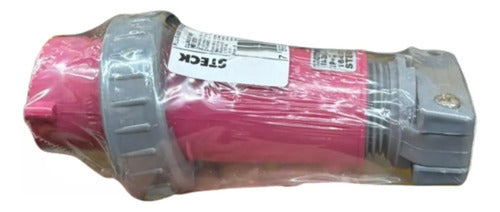 Plug Shock Tite 2p+t 16a 24v 2h S3072w Rosa Steck 24v