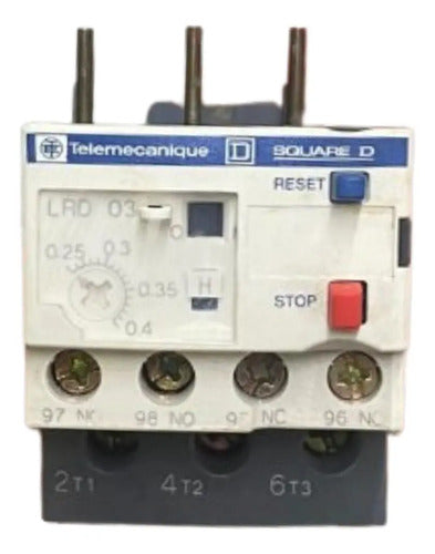 Relé De Sobrecarga Térmica 0.25-0.40a Lrd03 Telemecanique 690v