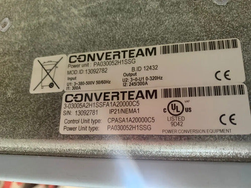 Inversor Lv7000 3-03005a2h1ssfa1a20000c5 300a 380-500v GE 380/500v