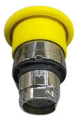 Botão Cogumelo 40mm Am + Bloco 1na+1nf Xb4bc55 Schneider Amarelo -