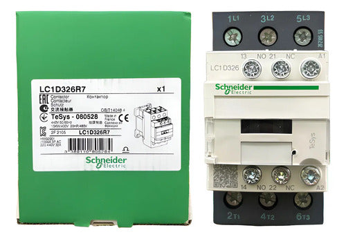 Contator Tesys 3p 32a 440vca 1na+1nf Lc1d326r7 Schneider 440v