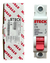 Kit Com 10: Disjuntor Unipolar Sdd61c16 16a Curva C Steck