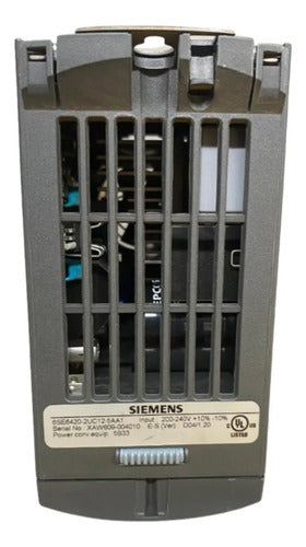 Micromaster 420 Siemens 6se6420-2uc12-5aa1