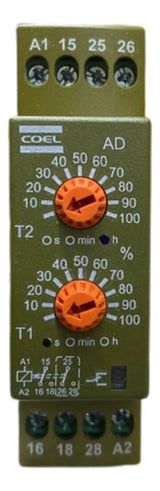 Rele Tempo A2d 15s/6h A2d-cesdh 110vca Coel 110vca