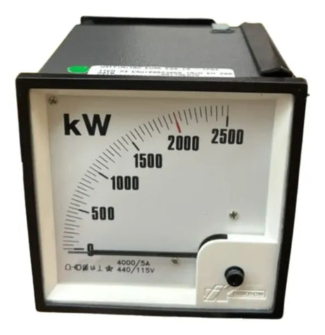 Wattimetro Ew96 Esq. 19 4000/5a 440/115v Trmv 2000kw Kron