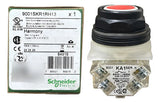 Botao 30mm 1na + 1nf Vermelho 9001skr1rh13 Schneider Vermelho 1naf