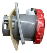 Tomada De Embutir 2p+t 63a 440v 9h Vermelho S3549 Steck Vermelho