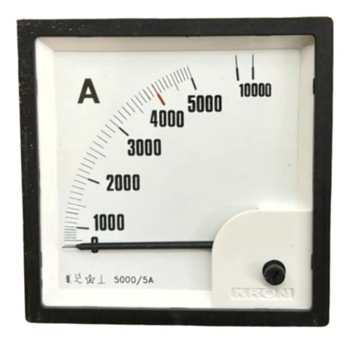 Amperimetro Fm96pc 5000/10000/5a Trmv + Ip54 + Rl Kron