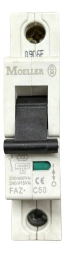 Kit Com 2 Peças: Disjuntor Unipolar Faz-c50 50a Moeller