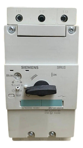 Disjuntor Motor 3rv1041-4ha10 36-50a Siemens