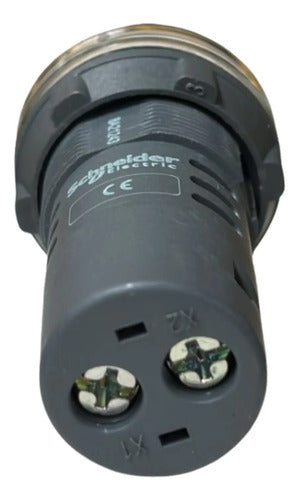 Kit Com 5: Sinalizador 22mm Led Branco 12vca/cc Xa2evj1lc 12vca/cc