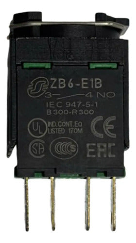 Corpo Para Botão 16mm Luminoso Led Branco Zb6zb11b Schneider Branco 12-24vca/cc