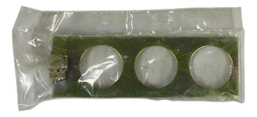 Botoeira Cega 22mm 3 Furos Xalb03h23 Telemecanique Cinza