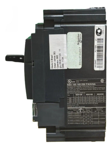 Disjuntor Compact 50a 3p Nsx100f-ma50 Lv429741 Schneider