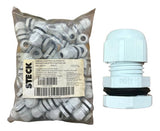Kit Com 30 Peças: Prensa Cabo S801cl Cinza Pg11 Steck