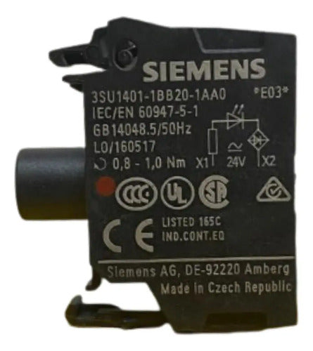 Sinaleiro Com Led Integrado 24v 3su1401-1bb20-1aa0 Siemens