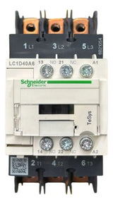 Contator 3p 40a 1na+1nf Olhal 220vca Lc1d40a6m7 Schneider 220v