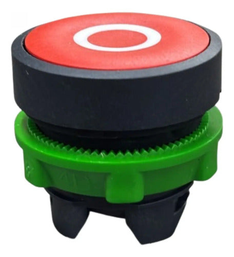 Kit Com 3: Cabeçote Para Botão 22mm Vm Zb5aa4 Schneider Vermelho -