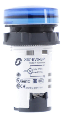 Kit Com 3: Sinalizador 22mm Plástico Xb7ev06gp Schneider -