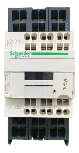 Contator Tripolar Tesys 1na+1nf 24v 18a Lc1d183bd Schneider 24v
