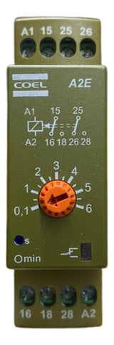 Rele Tempo A2e 6s A2e-cds 110v Coel 110vca