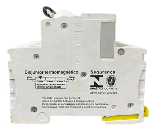 Disjuntor Acti9 Ic60n 4p Curva C 25a 440v A9f74425 Schneider