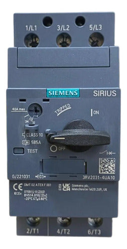 Disjuntor Motor 3rv2031-4ua10 32-40a Siemens - 50/60hz