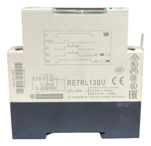 Rele Temporizador 2naf 240vca/c 0,05/300h Re7rl13bu Novo !!!