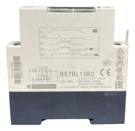 Rele Temporizador 2naf 240vca/c 0,05/300h Re7rl13bu Novo !!!