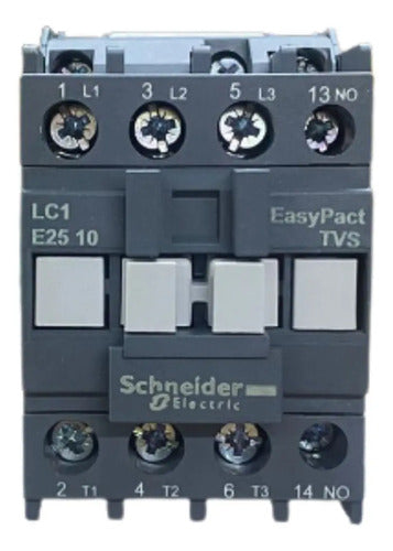 Contator 3p Easypact Tvs 25a 1na 220vca Lc1e2510m7 Schneider 220v