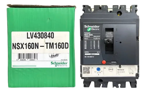 Disjuntor 3p Nsx160n-tm160d 160a Lv430840 Schneider