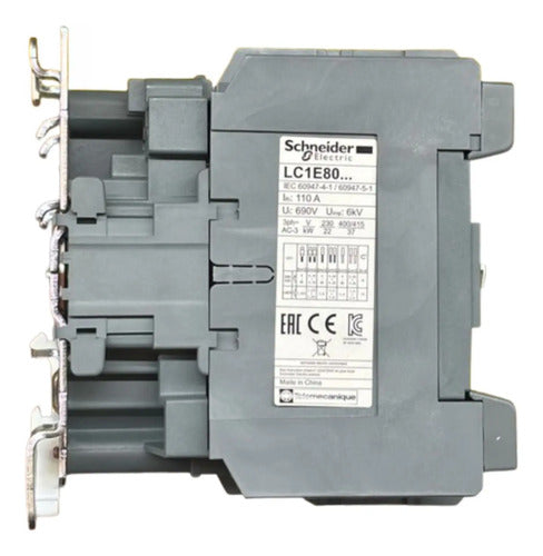 Contator Tripolar 80a 1na + 1nf 110v Ca Lc1e80f7 Schneider 110vca