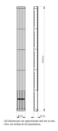 Barramento Lvs04121 Schneider Linergy 160a Vertical 1000mm