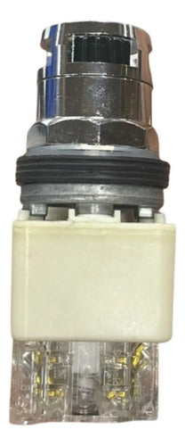 Botão 30mm Metálico 120v Led Verde 9001k3l38lggh13 Schneider Verde 120vca