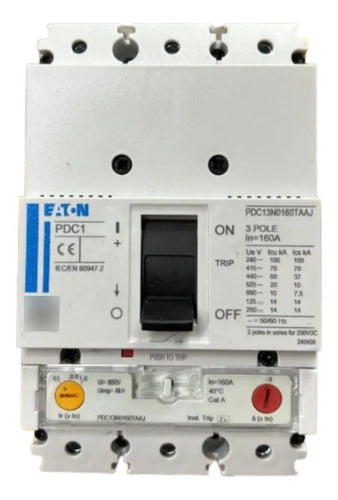 Disjuntor Tripolar 160a 10ka A 690v Pdc13n0160taaj Eaton