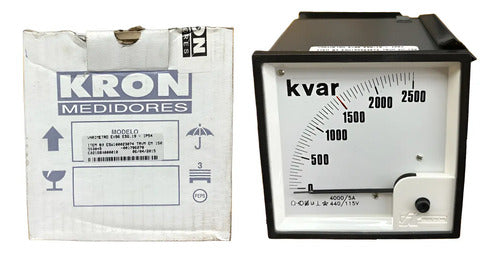Varimetro Ev96 0-2500 Trmv Em 1500kvar 4000/5a 440/115v Kron