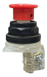 Botão 30mm 1na+1nf Vermelho 9001skr24rh13 Schneider Vermelho 1naf