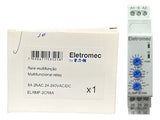 Relé Multifunção 8a 2naf 24-240v Elrmf-2cr8a Eletromec Eaton 24-240v Ca/cc