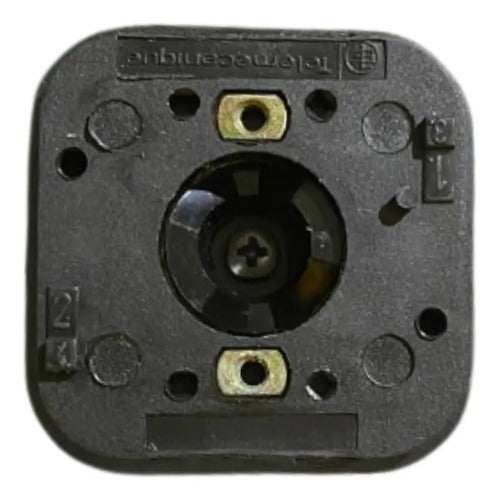 Frontal Comutador Zb3bd2 2pos 30mm Schneider Preto
