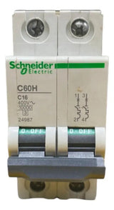 Disjuntor Multi 9 C60h 2p Curva C 16a 24987 Schneider