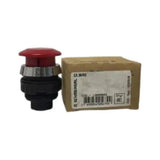 Kit Com 2 Peças: Botão C3.36/03 Cogumelo 30mm Vm Schmersal