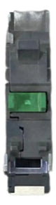 Kit Com 2 Peças: Bloco De Contato 1na Zbe1015 Schneider Preto -