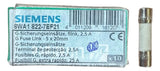 Kit Com 2: Fusível 5x20 2,5a 8wa1822-7ef21 Siemens 500v