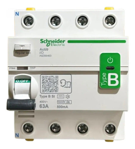 Interruptor Diferencial 4p 63a A9z66463 Schneider