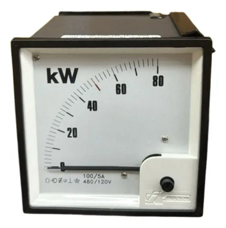 Wattimetro Ew96 Esq. 14 Ip54 100/5a 480/120v Trmv 50 Kron 480/ 120v