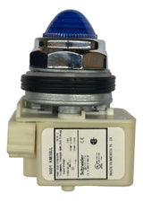 Sinaleiro 30mm Metálico 9001kp38lll9 Azul Schneider Azul 120 Vca/cc
